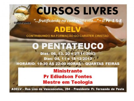 PALESTRA SOBRE PENTATEUCO